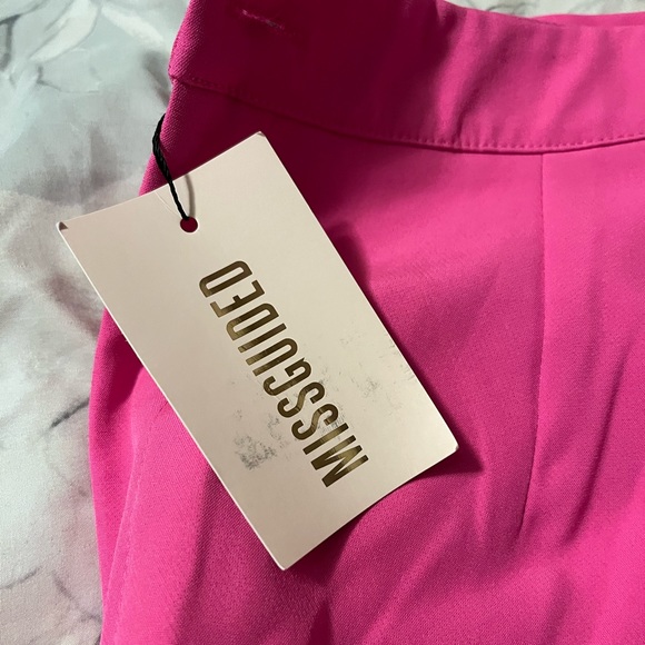 PLT Neon Pink Cigarette Pants - Picture 3 of 6